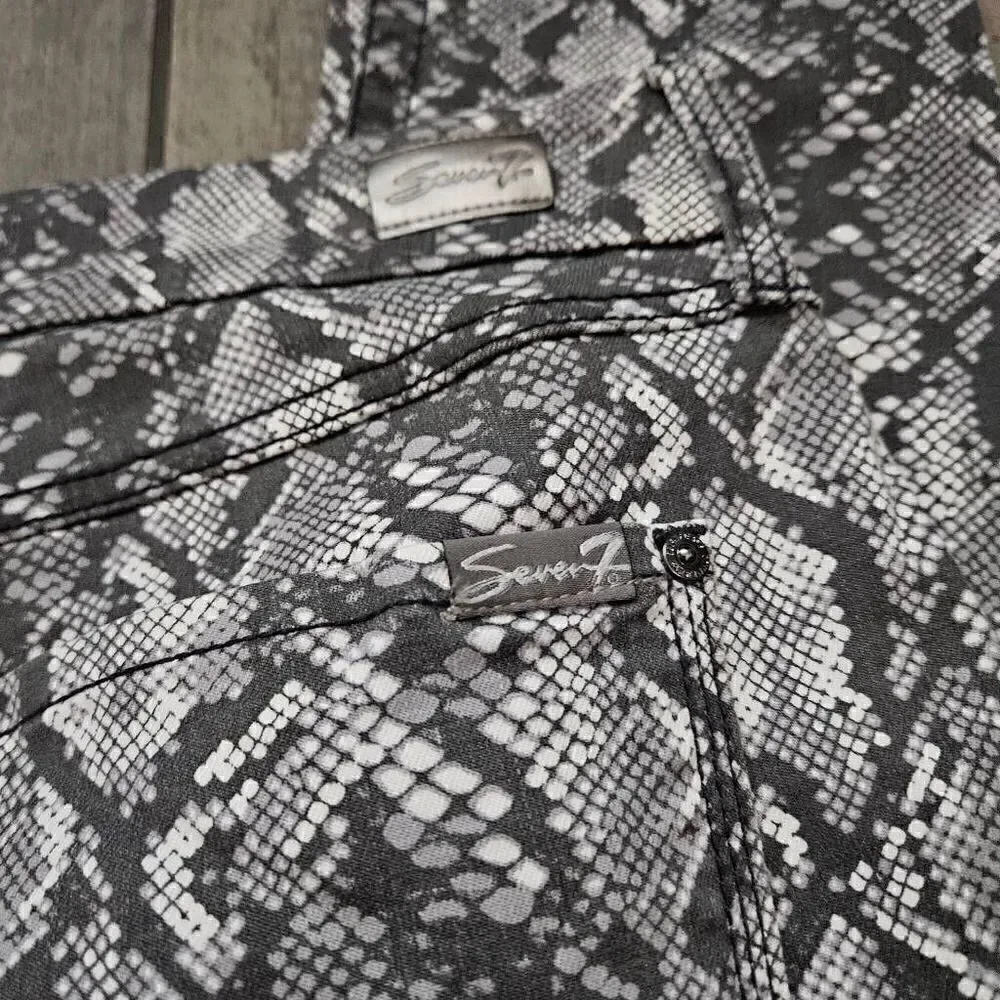 Seven7 Tummyless High Rise Skinny Snake Jeans - Picture 9 of 9